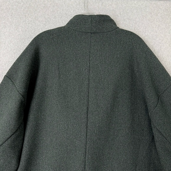 Old Navy Coat Womens XXL Long Line Cardigan Coat Button Front Dark Bottle Green - Picture 10 of 16